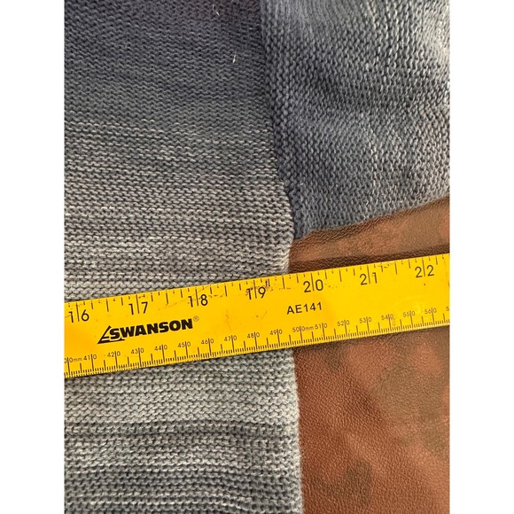 Lauren Ralph Lauren Blue Ombre Gradient Cotton Linen Knit Sweater Womens SP - Picture 8 of 9